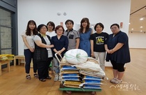 ‘한국실용미술협회’의 중동 복지협의체 사랑의 백미 전달